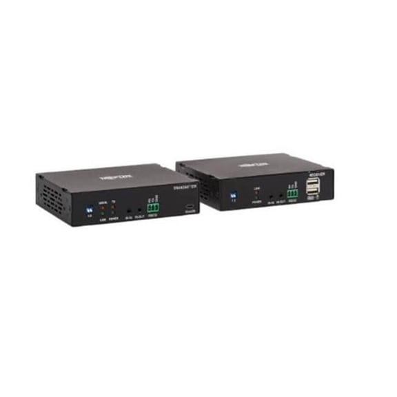 4K at 60 Hz RS-232 USB Duplex Multimode LC HDMI Over Fiber Extender Kit