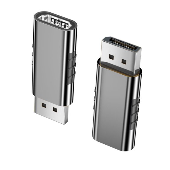 4K to HDTV Adapter 4K to HDTV Passive Male to Female Adapter for Projectors PC Desktop HDTV