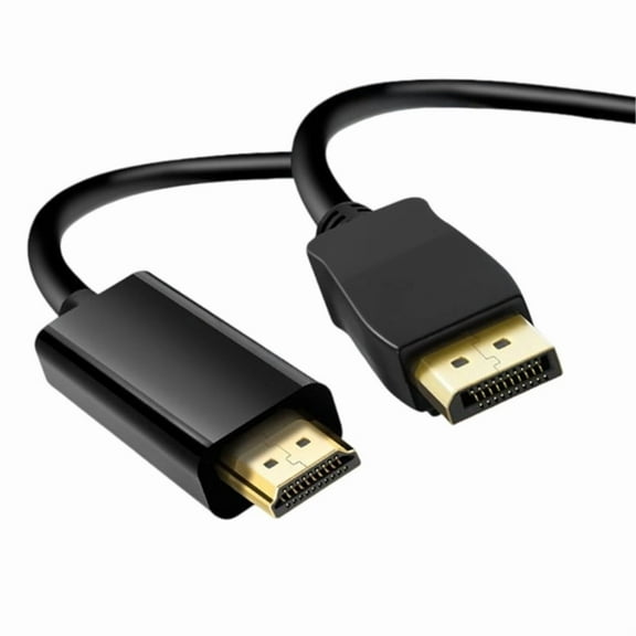 4K60Hz DisplayPort To HDMI-compatible Cable Converter Male To Male Gold Plated Connectors For PC Laptop Monitor UHD