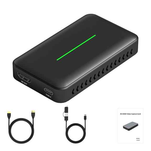 4K60Hz Multimedia Interface Video Card Supporting High Definition Video Input for Cameras Gaming Consoles PC Plug and P