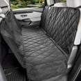 thumbnail image 1 of 4Knines Dog Seat Cover with Hammock for Fold Down Rear Bench Seat, Heavy Duty, Black, 1 of 11