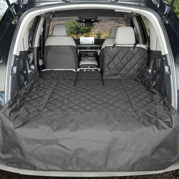 4Knines Split SUV Dog Cargo Liner, Black, X-Large