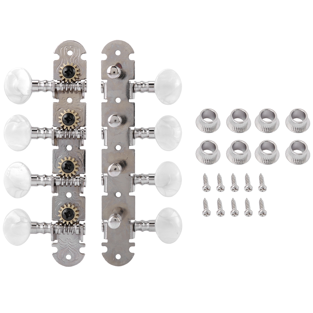 4L 4R SemiClosed Guitar Tuners Tuning Keys Pegs Machine Heads Replacement for Mandolin Guitars
