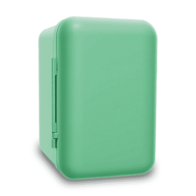 4L/6Can Mini Fridge, Retro Design ,Portable Skincare refrigerator, Small Cooler for Car & Home Use