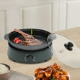 thumbnail image 1 of 4L Electric Hot Pot Portable Electric Pan Non-Stick Skillet Multi-Cooker Travel, 1 of 15