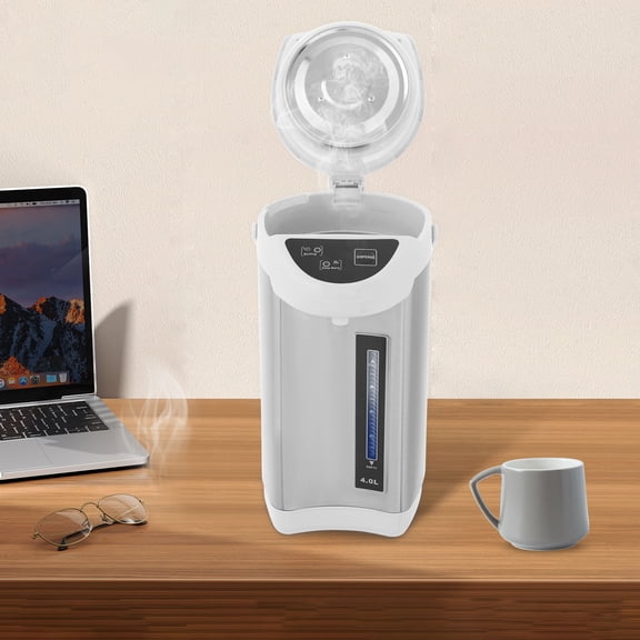 4L Electric Water Boiler, 110V US Plug with 304 Stainless Steel Interior, 3 Dispensing Modes & 24H Keep-Warm, Ideal for Home and Office Use