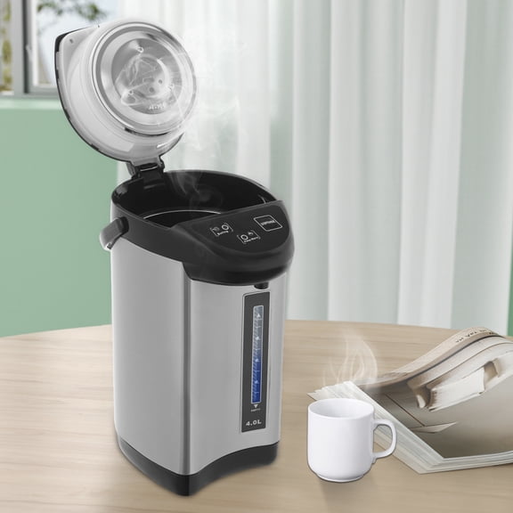 4L Electric Water Boiler Kettle Hot Water Dispenser 304 Stainless Steel 750W for Living Rooms, Kitchens