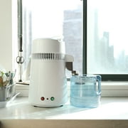 4L Home Water Distiller Purifier Machine 750W Stainless Steel Interior