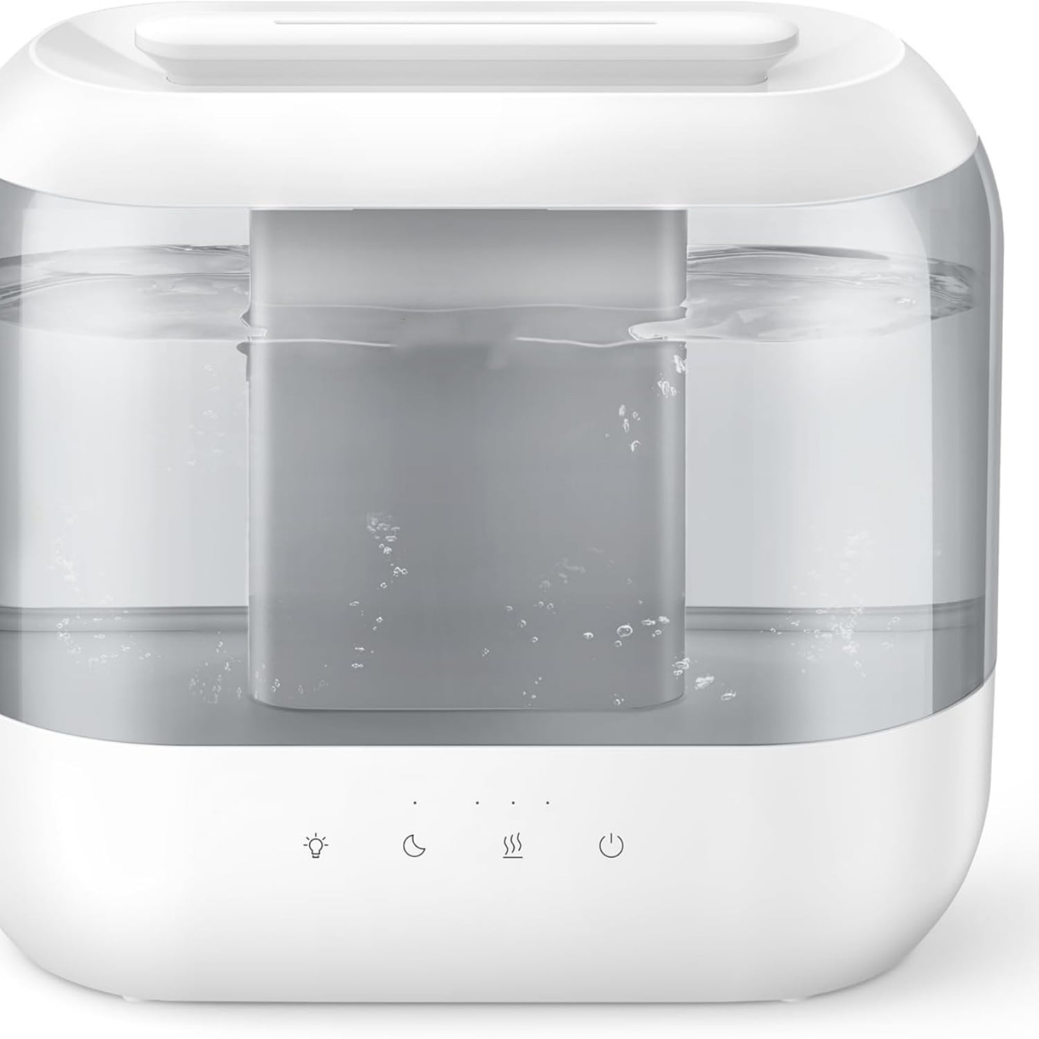 4L Humidifiers for Bedroom, 36H Runtime, 28 dB Quiet Cool Mist Supersized Air Humidifier for Large Room, Plants, Baby Nursery, Indoor, Night Light, Easy to Clean & Fill,