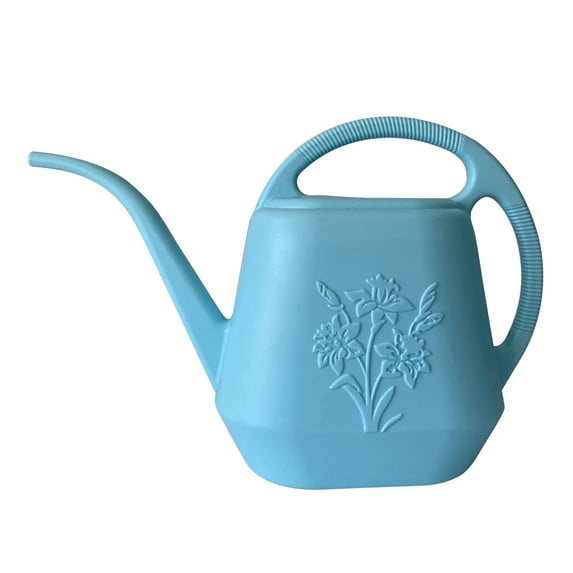 4L Large Capacity Long Spout Watering Can Durable Garden Watering Can Modern Water Pitcher with Handle Ergonomic Home Office Plant Waterer Gentle Sprinkling Can Lightweight Indoor Watering Can
