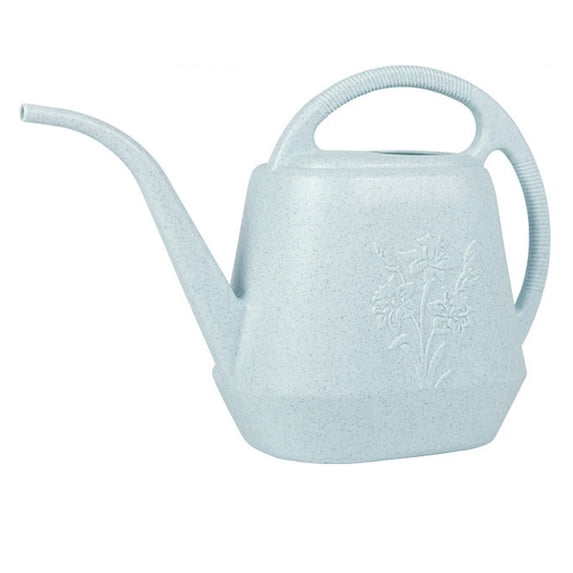4L Large Capacity Plastic Watering Can, Long Spout Plant Watering Can, Plastic Water Pot, Watering Pot for Indoor, Home Garden Irrigation Tool, Indoor Plant Watering Pitcher,15.74×10.23 in,White