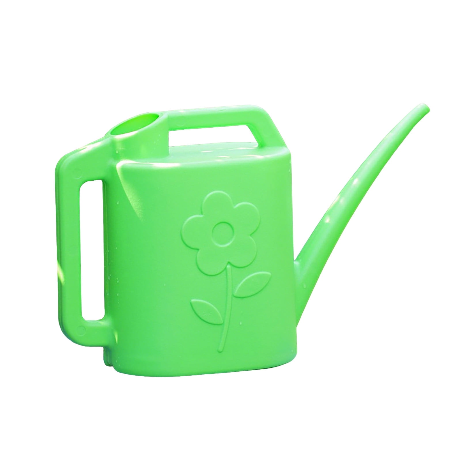 4L Plastic Watering Can (1 Gallon) - Long Spout Indoor & Outdoor Watering Pot for Houseplants, Succulents, Garden Flowers and Bonsai, Large Capacity Garden Tool
