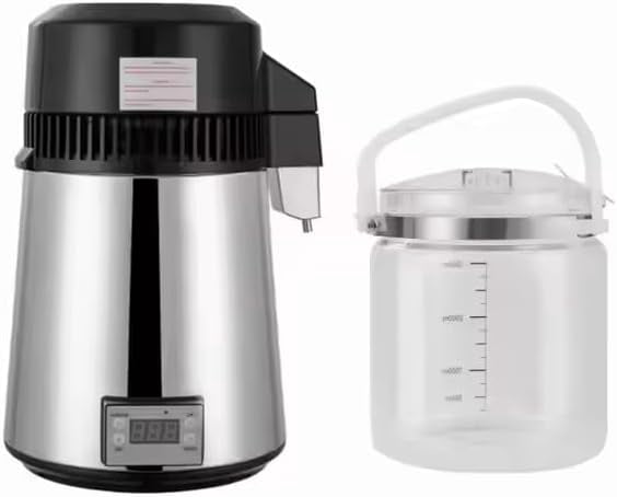 4L Water Distiller - Stainless Steel Countertop Distilling Machine with ...
