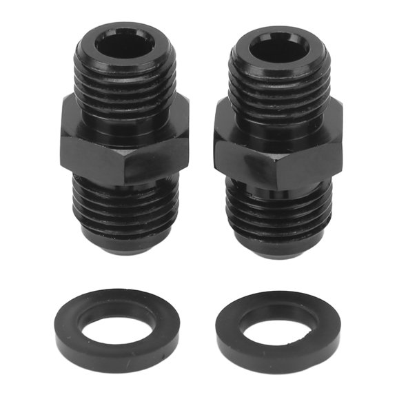 4L80E 1997-2007 Compatible Hose Fitting Replacement 6AN to 1/4NPSM Transmission Oil Cooler Adapter