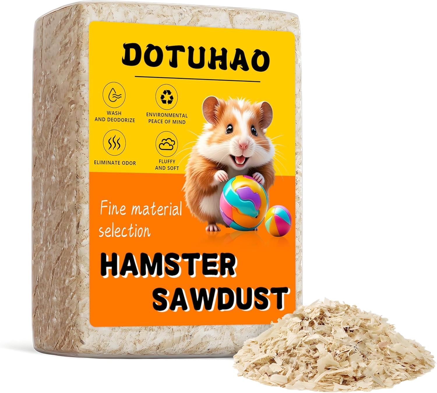 4LB Hamster Bedding, Sawdust, Wood Shavings, Pine Shavings, Guinea Pig Bedding, Rabbit Bedding, Rat Bedding, Small Animal Bedding, Pet Bedding, Wood Chips for Pets