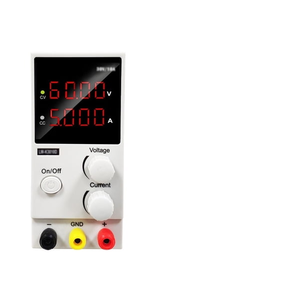 4LED Adjustable DC Power Supply 30V 10A Laboratory Variable Switch Bench Power Supply Stabilized Power Source ,Voltage Consistency