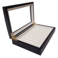 thumbnail image 1 of 4LESS 10 Pen Fountain Wood Display Case Holder Storage Organizer Collector Box 1601E, 1 of 3