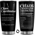 thumbnail image 1 of 4LIEUBASMI 20 Oz Tumbler Chaos Coordinator - Thank You & Appreciation Gifts for Women, Boss, Coworker, Manager, Nurse, Teacher, Administrative Professional, 1 of 6