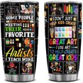 thumbnail image 1 of 4LIEUBASMI Art Teacher Appreciation Tumbler - 20 Oz Mug for Women - Super Art Teacher Gift - To Help Create Great Kids, 1 of 6