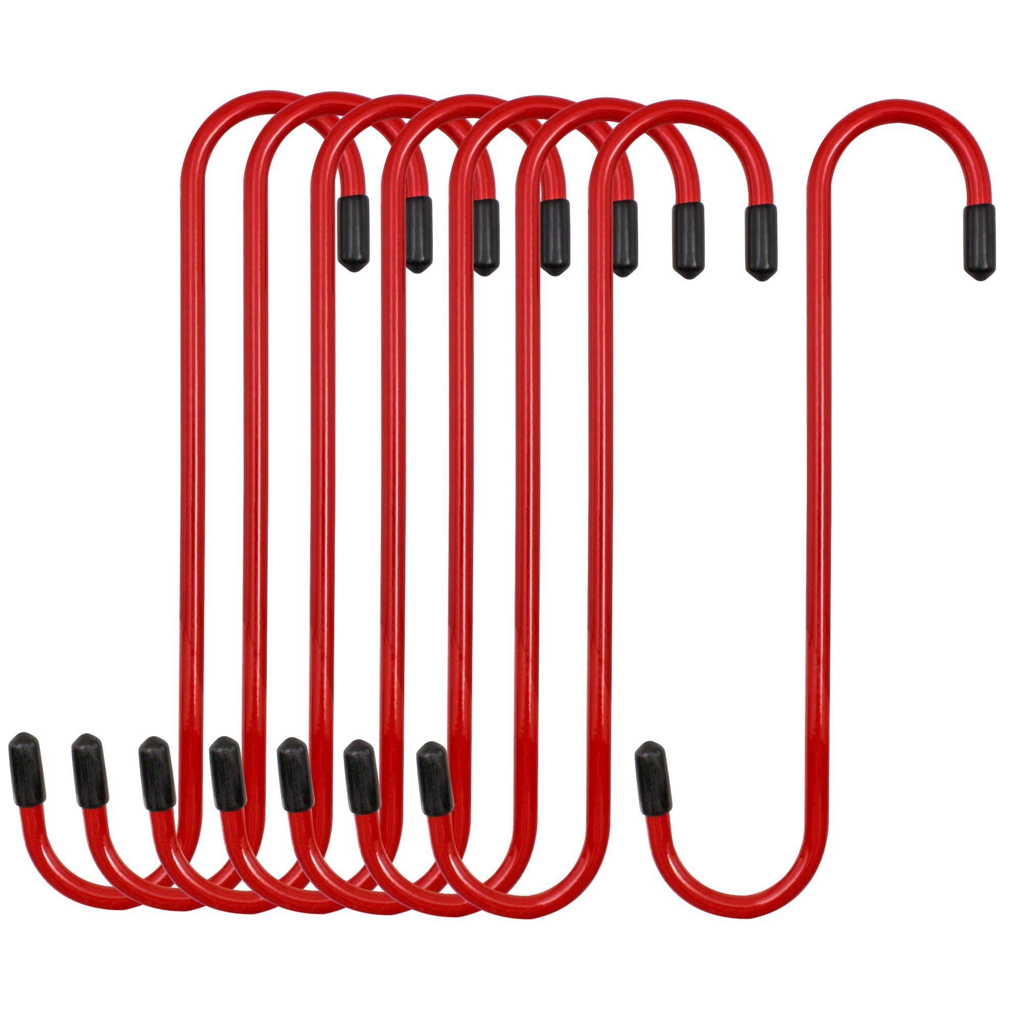 4LIFETIMELINES Brake Caliper Hanger Hooks, Durable Steel, Red