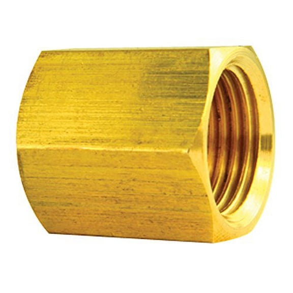 4LIFETIMELINES Brass Brake Line Union, 3/8 (5/8-18 Inverted), 10 Per Bag