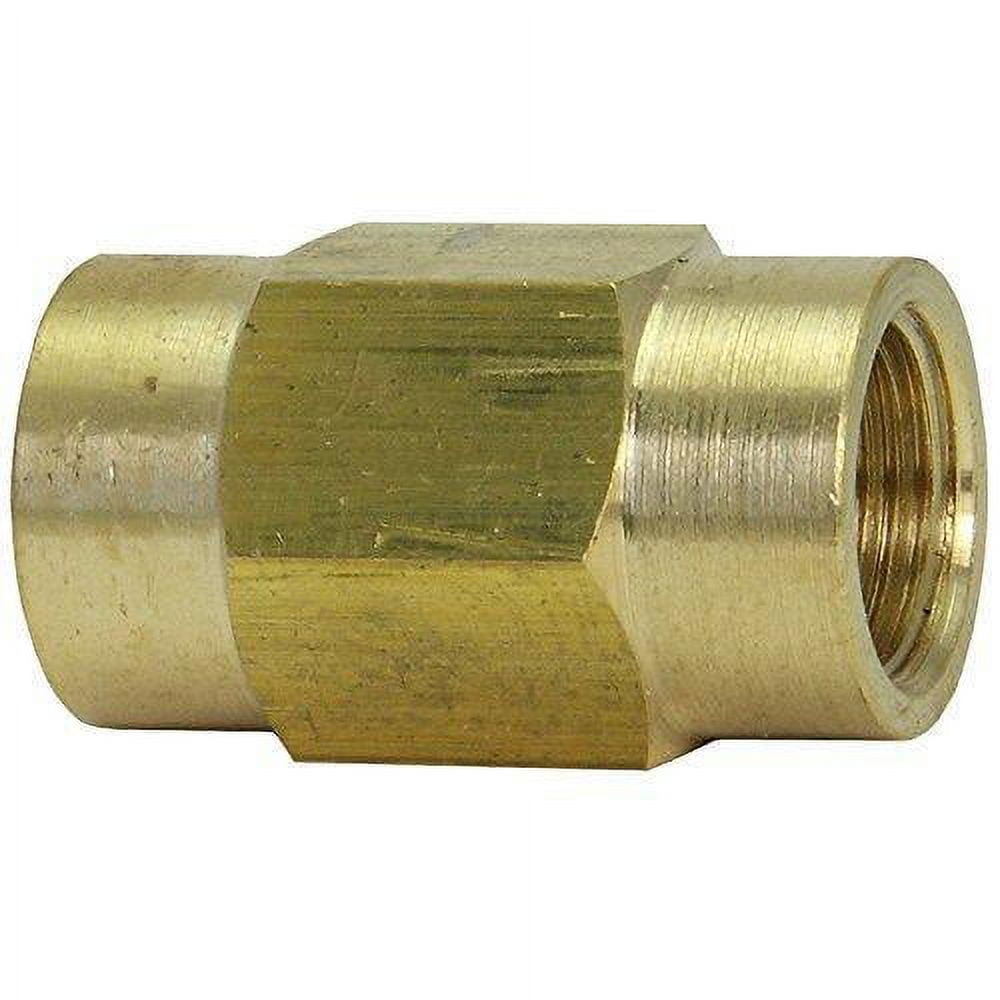 4LIFETIMELINES Brass Brake Line Union, Metric 12 by 1.0 Bubble, 6