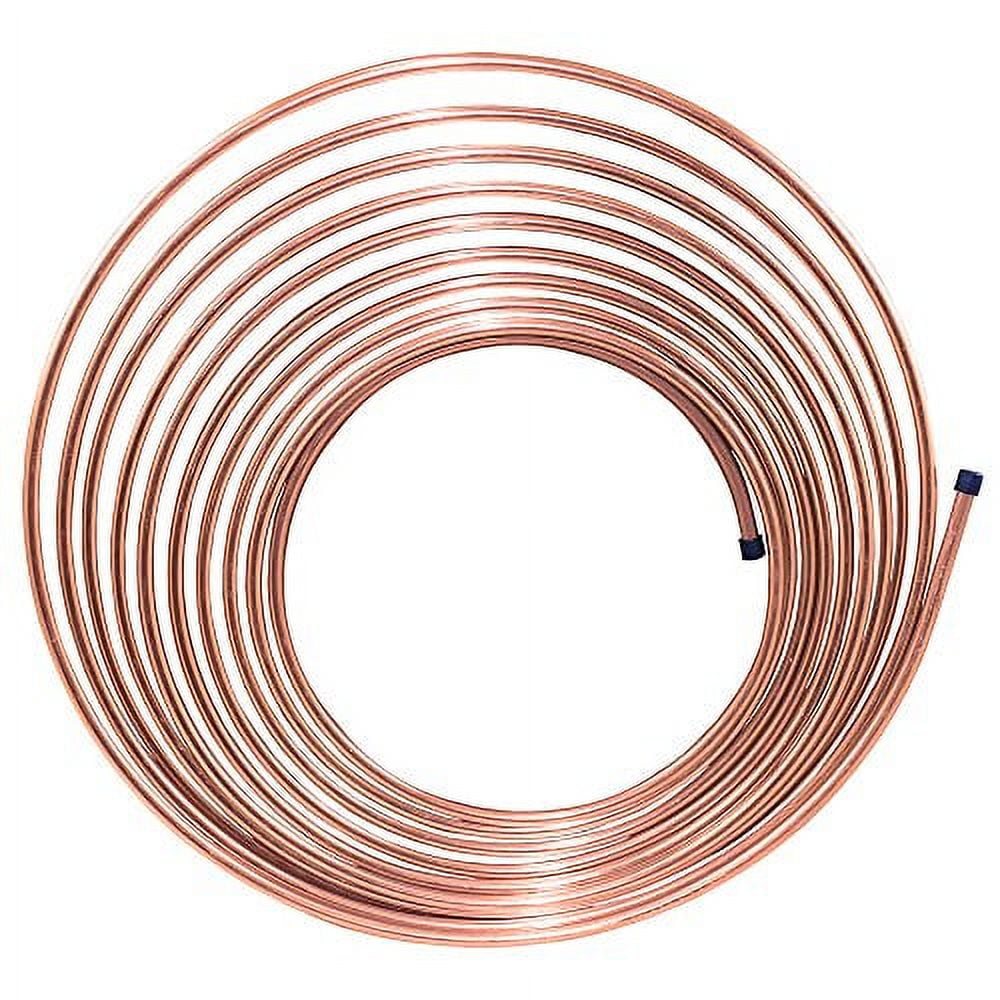 4LIFETIMELINES Brake Line Tubing Coil Copper-Nickel 1/4 Inch 25 Feet