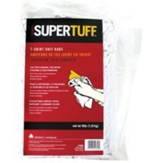 4Lb Block White Knit Rags Trimaco Cleaning Cloths 10852 White 094325079216