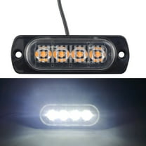 4Leds Car Light Grill Light Car Truck Trailer Beacon Lamp LED Side Light