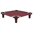thumbnail image 1 of 4Legs4Pets C-BR4030BL 40 x 30 in. Unassembled Pet Cot - Burgundy with Blue Legs, 1 of 1