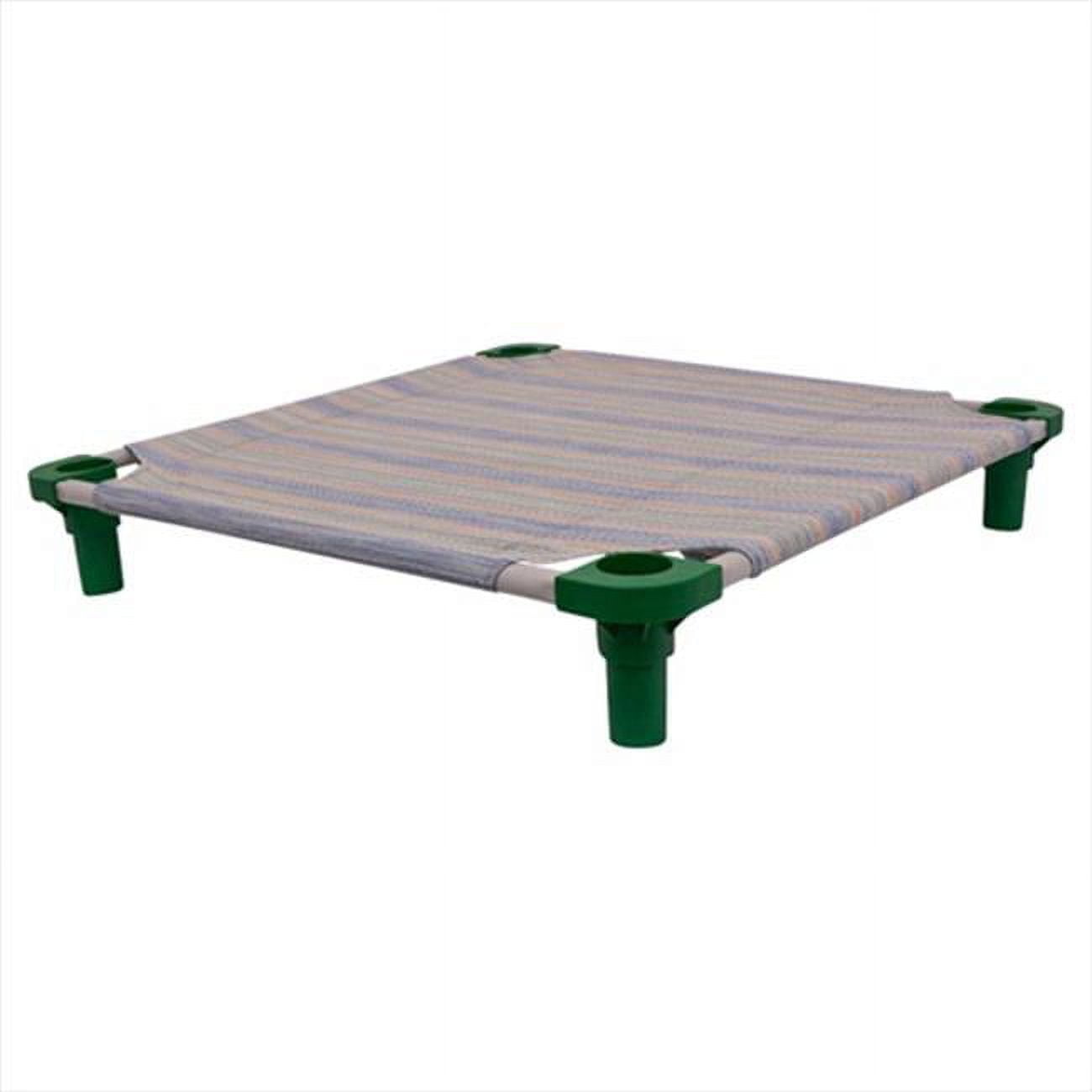 4Legs4Pets CMC2222SG 22 x 22 inch Unassembled Pet Cot MultiColor