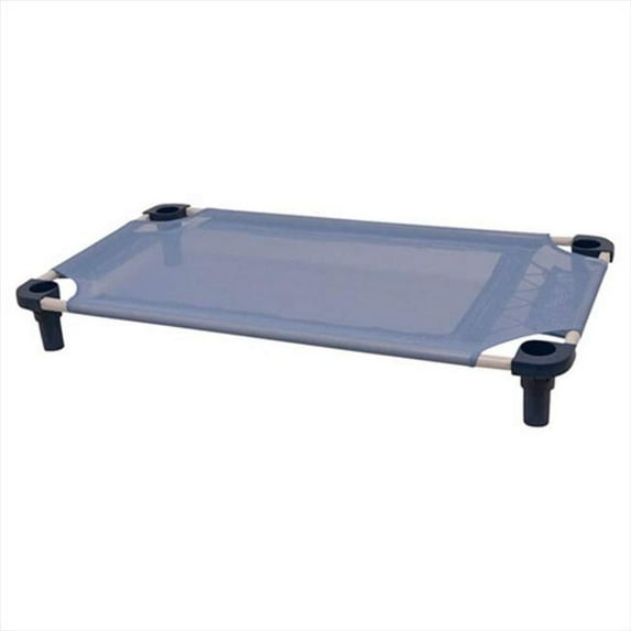 4Legs4Pets C-SB5222SG 52 x 22 in. Unassembled Pet Cot - Sistine Blue with Sage Legs
