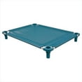 thumbnail image 1 of 4Legs4Pets C-TL4030BK 40 x 30 in. Unassembled Pet Cot - Teal with Black Legs, 1 of 4