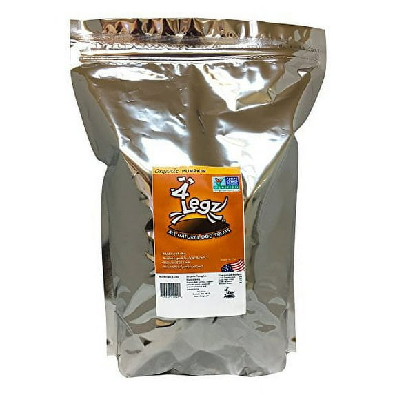 4Legz Organic Pumpkin Crunchy Dog Cookies - 4 lbs