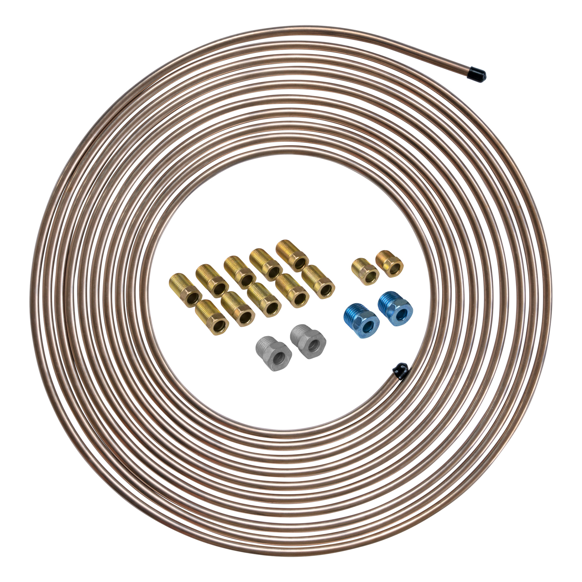 4LIFETIMELINES CopperNickel Brake Line Tubing Coils and Fittings, 4
