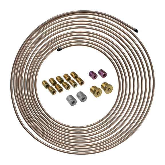 4LifetimeLines Brake Line Kit Copper-Nickel 3/16 Inch x 25 Feet