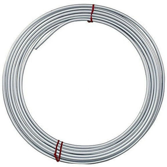 4LifetimeLines Brake Fuel Transmission Line Tubing Coil Galvanized Steel 1/4 x 25