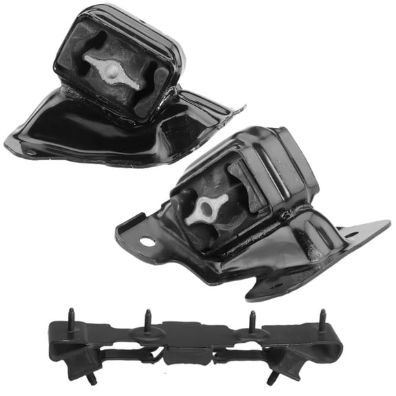4M Auto Parts. Both Front Left & Right Engine Mounts With Rear Transmission Mount 3PCS Set. Part Number: 3358 3355 3325