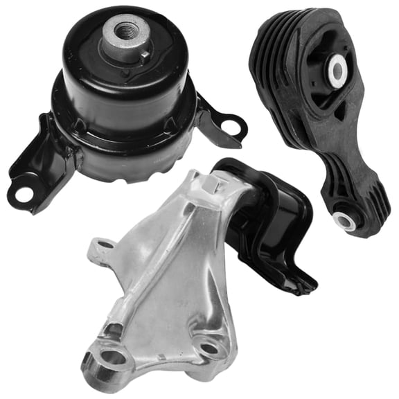4M Auto Parts Engine Motor Mounts & Manual Transmission Mount 3PCS Set. Parts 9863, 9945, 9951. A65063, A65095, A65060
