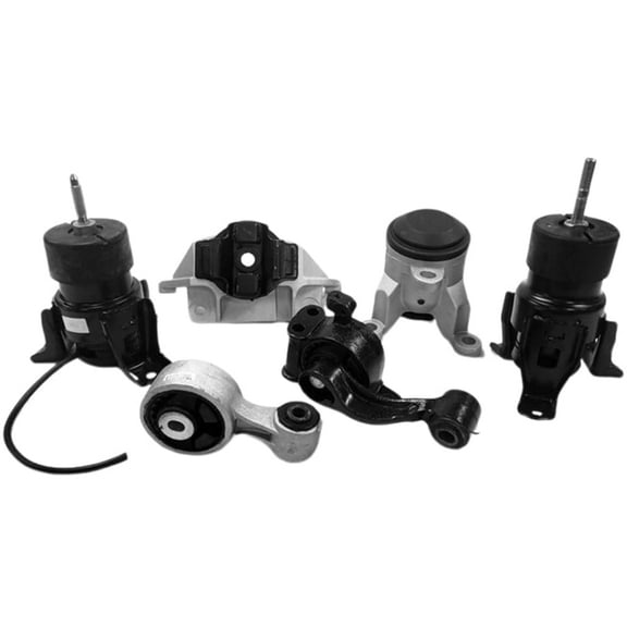 4M Auto Parts Engine Motor Mounts & Manual Transmission Mount 6PCS Set. Parts 9545, 9808, 9551, 9807, 9625, 9733. A7363, A4355HY, A7362, A4356HY, A4365HY, A7387