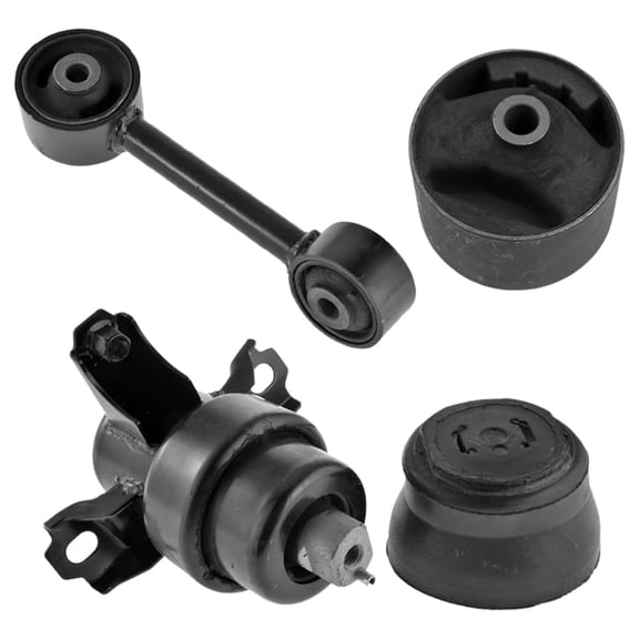 4M Auto Parts Engine Mount, Engine Mount Bushing & Engine Torque Strut Mount 3PCS. Parts 8711, 8398, 8201. A6252, A6251, A6232