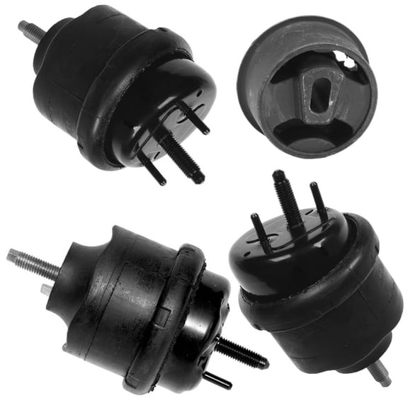 4M Auto Parts Engine Mount, Engine Torque Strut Mount Insert & Automatic Transmission Mount 4PCS Set. Parts 3079, 3182, 3080, 3080. (Non-CVT Only)