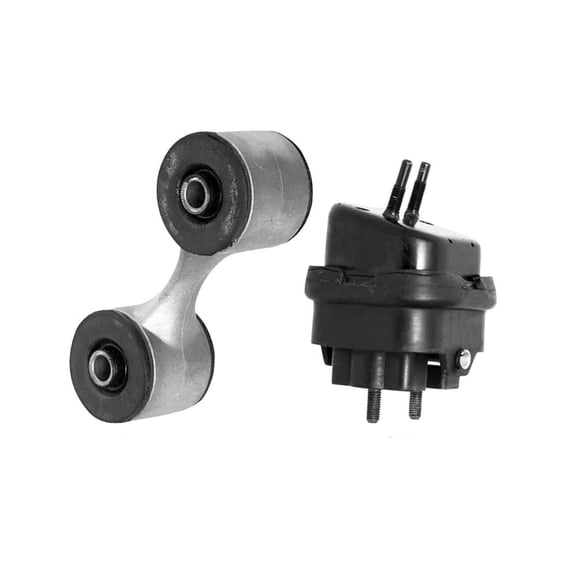 4M Auto Parts Front Engine Torque Strut Mount & Hydraulic Front Right Engine Mount 2PCS Parts 2662, 2836