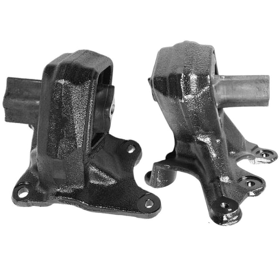 4M Auto Parts. Front Left & Front Right Engine Mounts 2PCS Set. Part Numbers 3343 3344. A5775, A5776. 52059943AE, 52059940AD