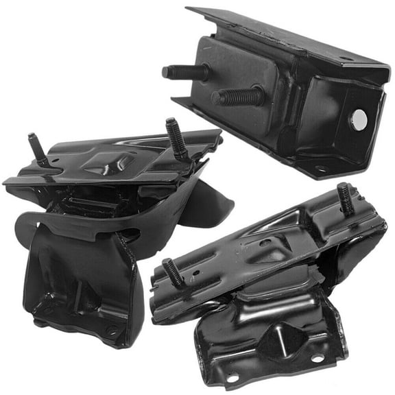 4M Auto Parts Front Left & Front Right Engine Mounts With Rear Automatic Transmission Mount 3PCS Set. Parts 3381, 3382, 2870. A5533, A5490, A2870 (4WD)