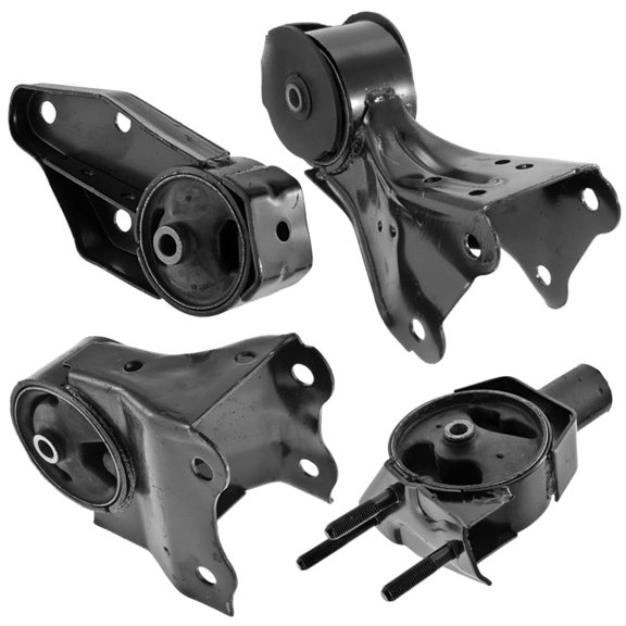 4M Auto Parts Front Left, Front Right Engine Mounts & Rear Left, Front Left Automatic Transmission Mounts Compatible with 1999-2002 Nissan Quest
