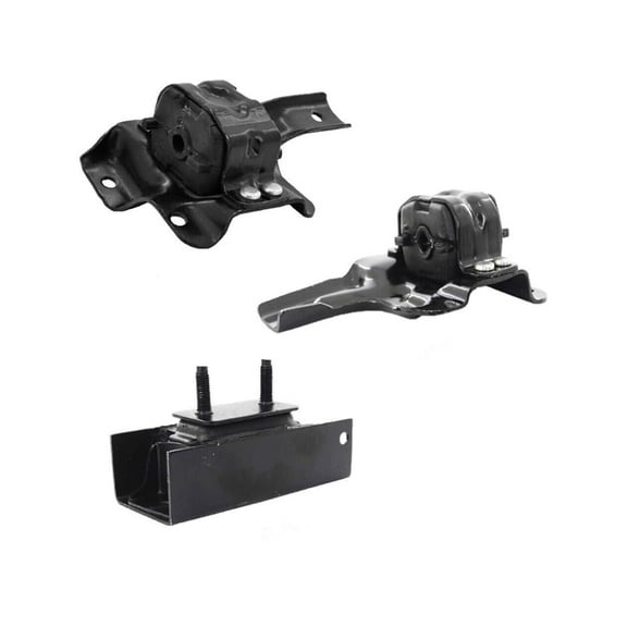 4M Auto Parts Front Left, Front Right Engine Mounts & Rear Transmission Mount 3PCS Parts 2832, 2835, 2870