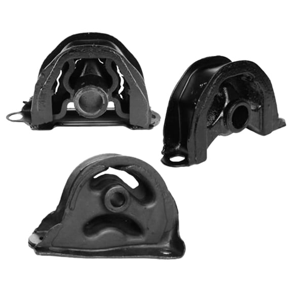 4M Auto Parts Front Left, Front Right Lower & Rear Engine Mounts 3PCS Part Numbers. 8709, 8575, 8897