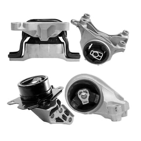 4M Auto Parts Front Left, Rear Left, Left Transmission Mounts & Hydraulic Right Engine Mount 4PCS Part. 3301, 3339, 3269, 3263