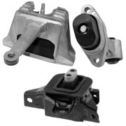 4M Auto Parts. Front Lower Engine Torque Strut Mount, Hyd. Right Engine Mount & Left Transmission Mount 3PCS Set. Part Numbers 10209 10136 10029